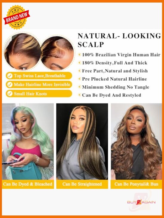 13x6 Body Wave Lace Front Wig 28 Inch Human Hair 180 Density Glueless main image 4